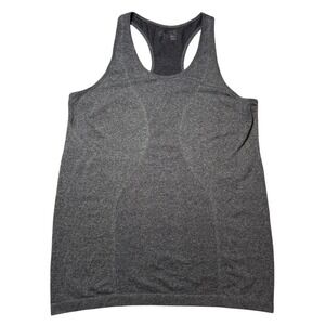 Zyia Active Gray Racerback Tank Top XL Athletic Workout Gym